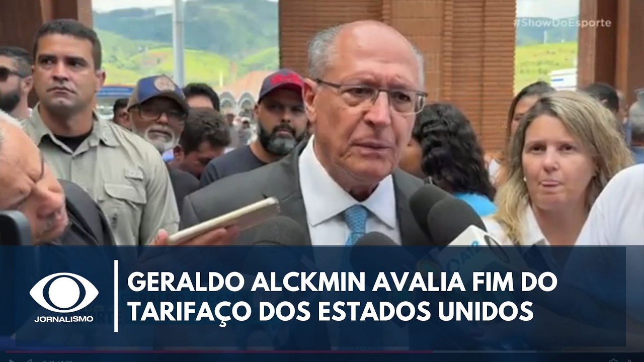 Fim do tarifaço é positivo, avalia Alckmin
