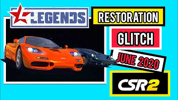 CSR2 EASY Restoration Glitch, New Method | June 2020!!