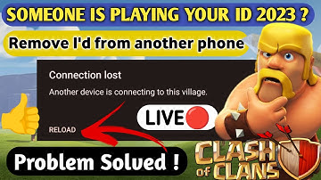 how to remove supercell id from another device 2023 | someone else is playing my account (hindi)