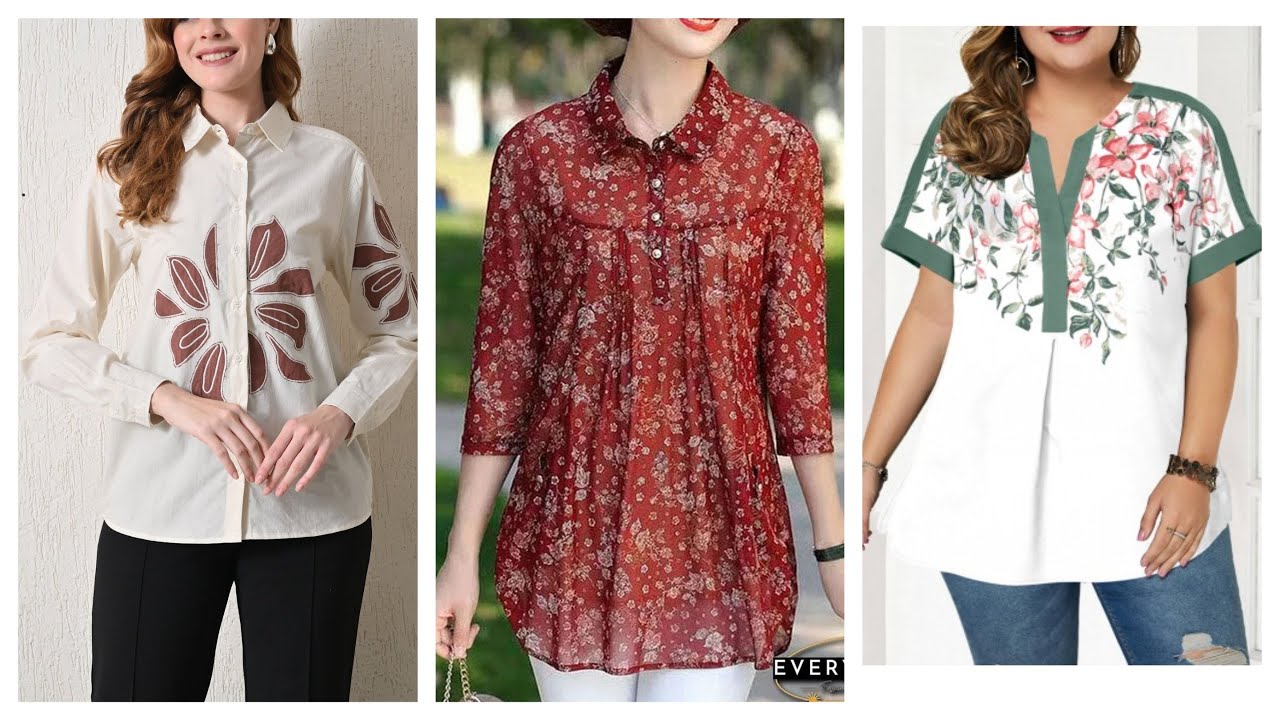 Moda 2025 BLUSAS BONITAS 100”Ideas De blusas bonitas MODELOS casuales 24/25 #fashion #shirts #style
