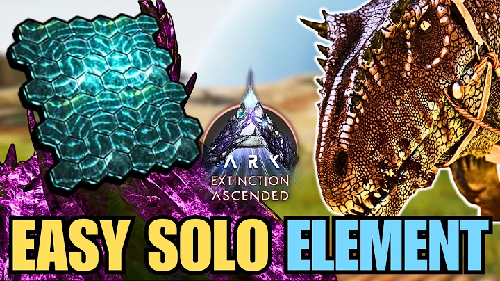 Easy SOLO ALL Element Veins On Extinction | Ark Survival Ascended