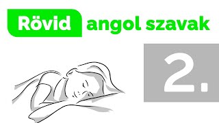 Gyakori RÖVID angol szavak + példamondatok 2. 👈 Angol szókincs, angoltanulás