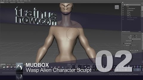 Mudbox WaspAlienCharacterSculpt 02
