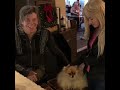 Mickey Rourke, the beautiful model Ellen Alexander, and a cute pup #SHORTS