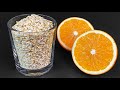 1 Tasse Haferflocken und 2 Orangen! Gesundes, kalorienarmes Dessert in 5 Minuten! Nur 2 Zutaten