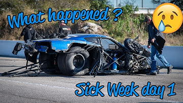 crashes, oil downs and a great time at sick week 2023 day 1