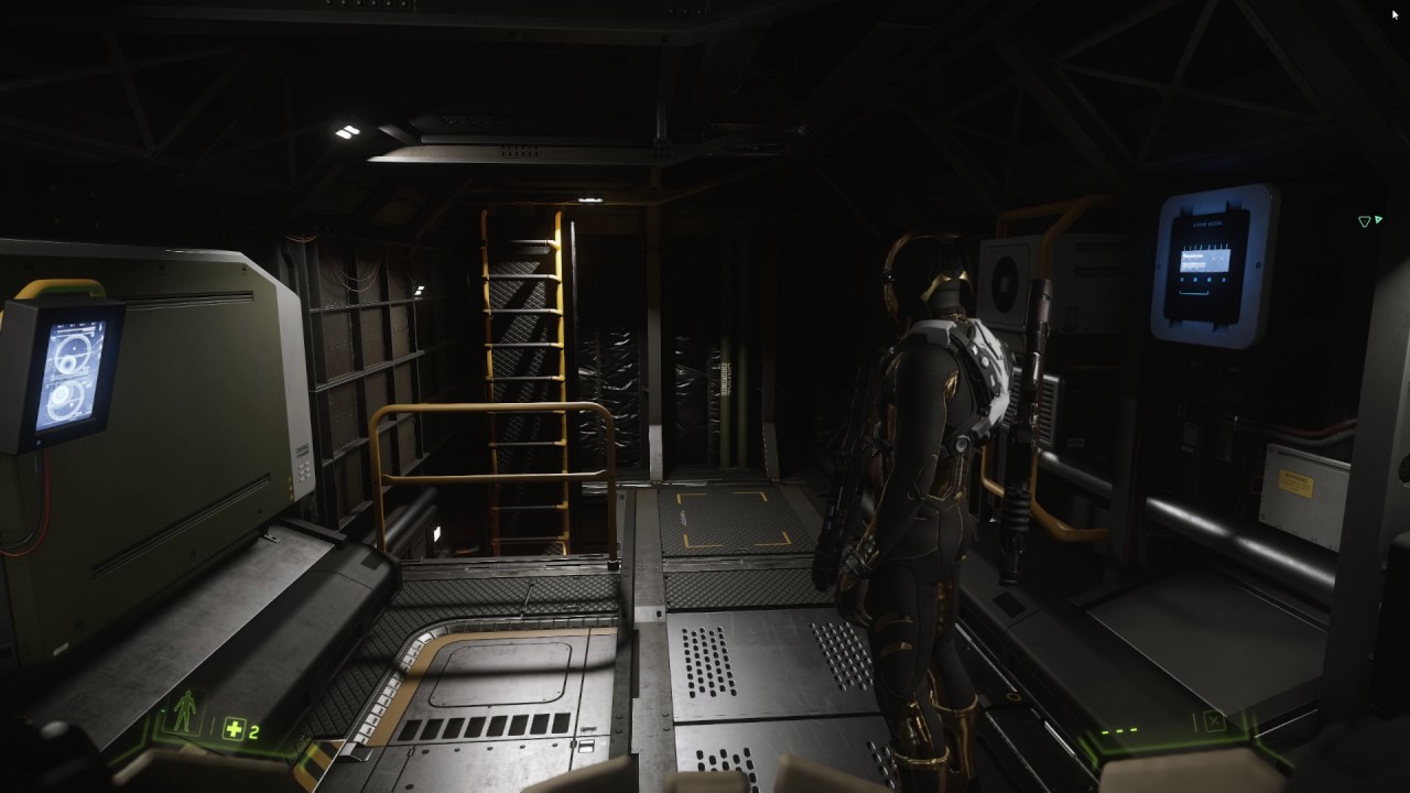 Star Citizen: Bug - Cannot access ladder on Caterpillar - YouTube