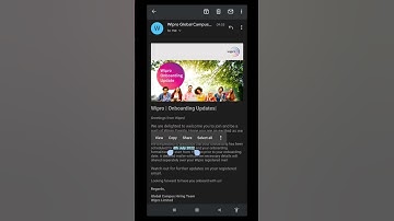 Wipro Wilp started sending onboarding mail update 🗞️