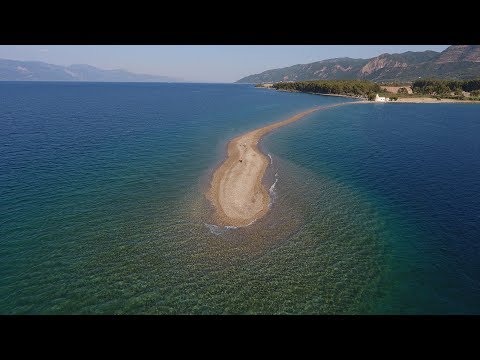 Το δρεπάνι στο Δρέπανο (Ν. Αχαΐας) ΑΝΩΘΕΝ - Aerial video by drones Dji