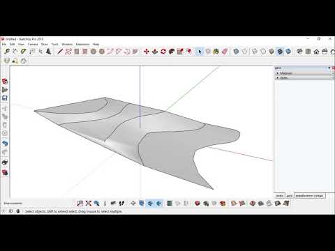 Рельеф в SketchUp