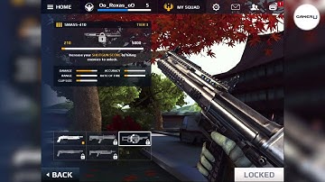 All about Guns in Modern Combat 5: Blackout