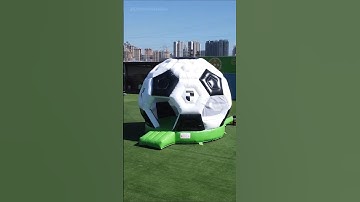 ⚽ Football Shape Inflatable Bounce House Customization! Create Own Fun-Filled Football Adventure!