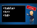 HTML: table, tr, td