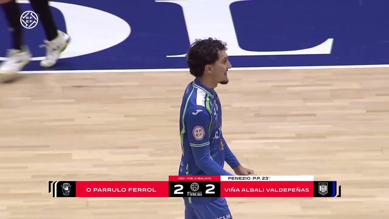 Resumen #PrimeraDivisiónFS | O Parrulo Ferrol 4-4 Viña Albali Valdepeñas | Jornada 20