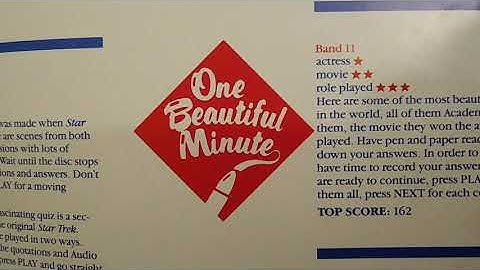 RCA The Entertainment Game CED Videodisc