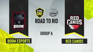 Csgo Red Canids Vs Boom Esports Mirage Map 3 Esl One Road To Rio Group Stage Sa Youtube