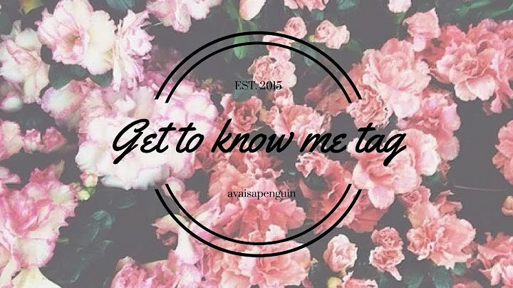 get to know me tag!