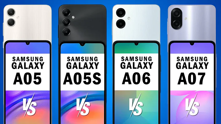 Samsung Galaxy A07 VS Samsung Galaxy A06 VS Samsung Galaxy A05s VS Samsung Galaxy A05  Comparativo