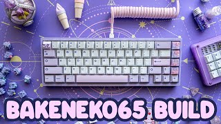 Espeon Keyboard // Bakeneko65 + PolyCaps Hippo + KTT HaluHalo Switches