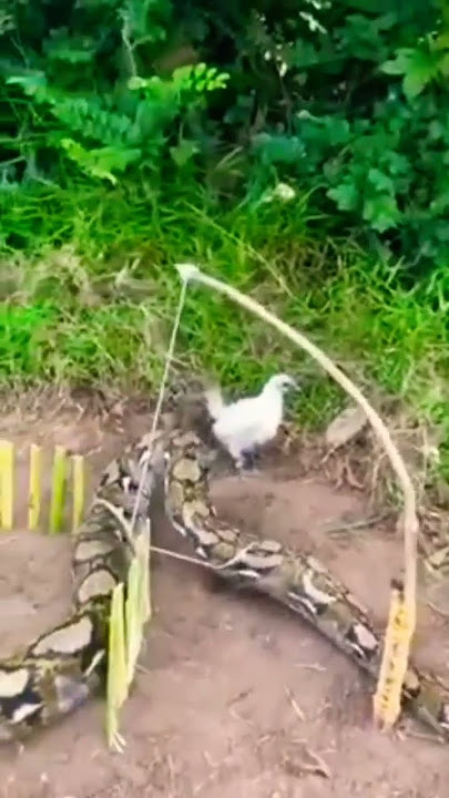 Tehnik Jitu Menangkap Ular || Perangkap Ular. #shorts #ularpiton #tips