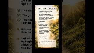 Open My Eyes, Lord 🙏 | Ephesians 1:18 #ephesians1 #dailydevotionals  #bibledaily #shortsfeed