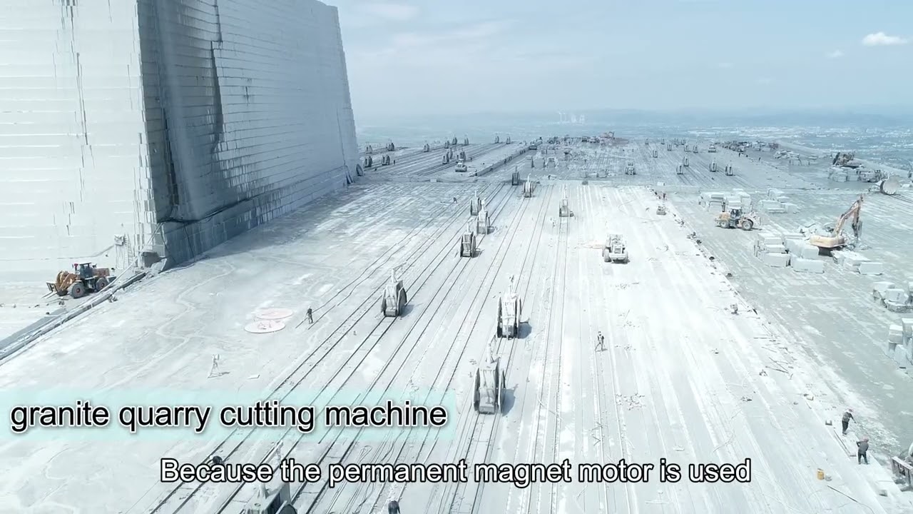 2025 Hualong stone quarry machinery block cutting machine granite natural stone cutting machines