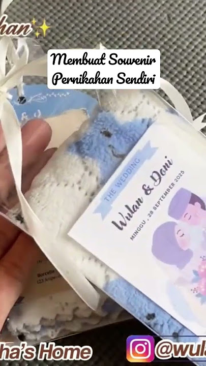 Membuat Souvenir Pernikahan Sendiri #shorts
