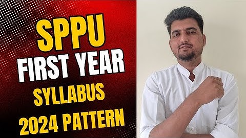 SPPU FIRST YEAR SYLLABUS,2024 PATTERN