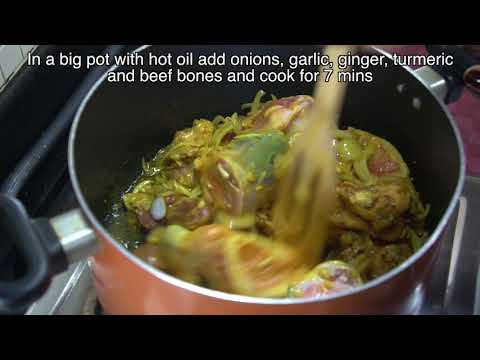 ⏰ Ethiopian Beef Stew - Beef Bone Stew - Ethiopian Recipes - Kikel - Kikil - Ethiopian Beefe