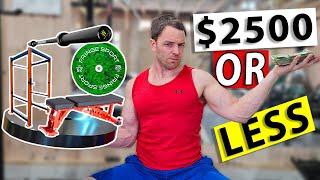 BEST Home Gym on a Budget (2500 or LESS) 11 Items & Options in  2021