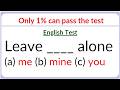 English Mixed Grammar Test 🌟 Only 1% can pass the test prepositions,adjectives,spellings