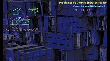 Visão geral de modelagem de problemas de empacotamento 3d