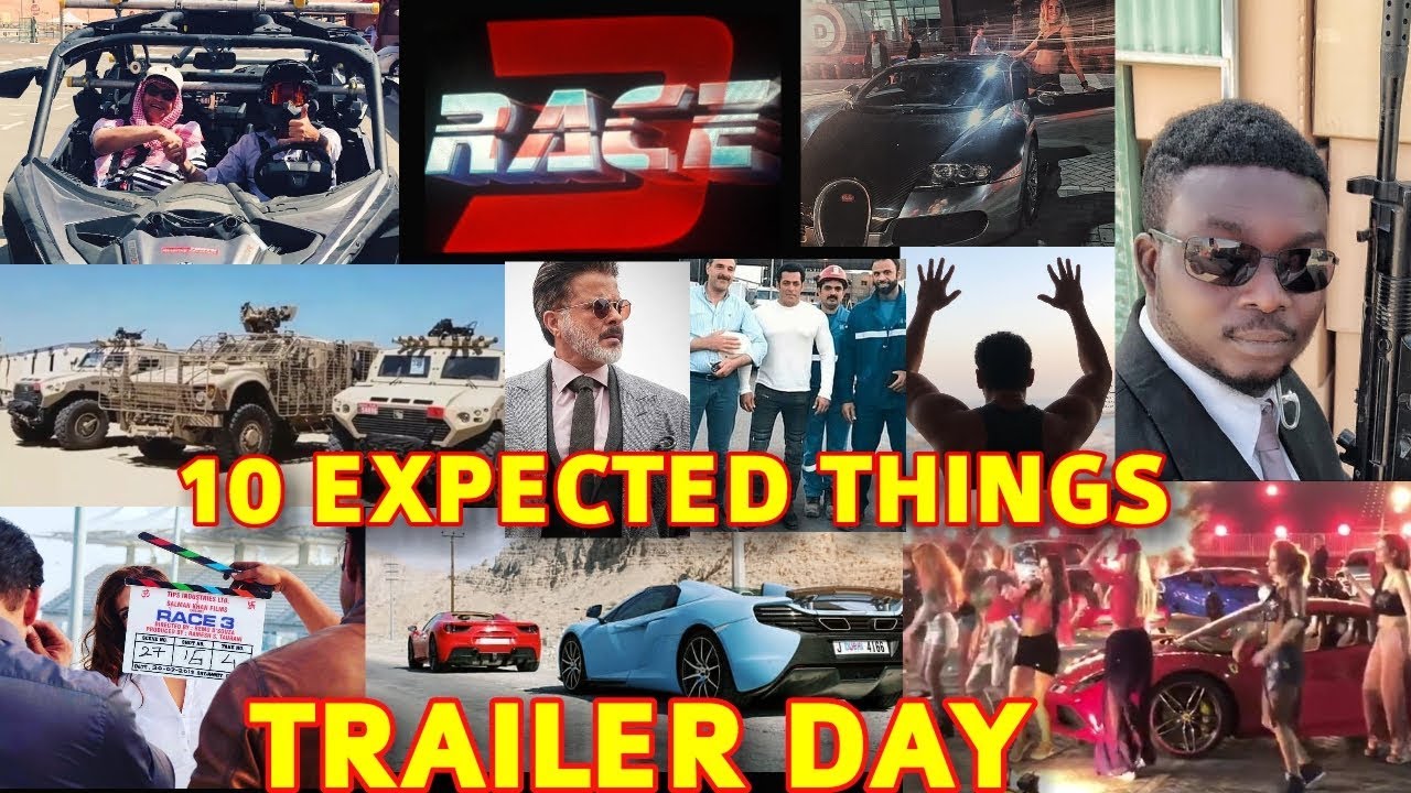 RACE 3 TRAILER | 10 THINGS WHICH WILL LEAVE U BREATHLESS | SALMAN KHAN