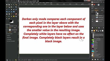 Darken only mode - GIMP Beginners