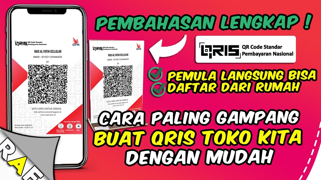 Cara Mudah Buat Qris All Payment | Qris Semua Pembayaran 