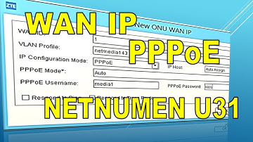 WAN IP PPPOE ONU ZTE HUAWEI. NETNUMEN U31 OLT C320.