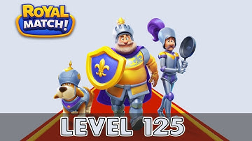 Royal Match Level 125 (No Boosters)