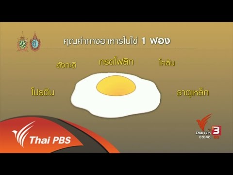 คุณค่าทางอาหารในไข่ 1 ฟอง