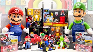 Super Mario Toys Collection ASMR unboxing GIGANTIC Mario and Luigi toys | SUPER TINY Mario toy |