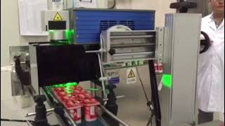 UV laser marking machine for yogurt covers