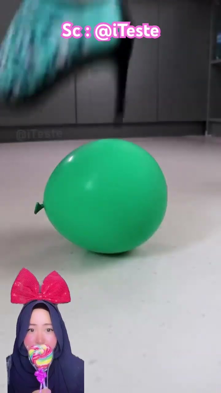 LHO BALON NYA KOQ DI INJAK SEPATU ⁉️? @iTeste #shorts #funny #dubbing