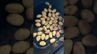 Crispy churro gnocchi bites