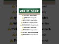 use of 'keep' #english#spokenenglish #kidsenglish #learnenglish #vocabulary #grammar