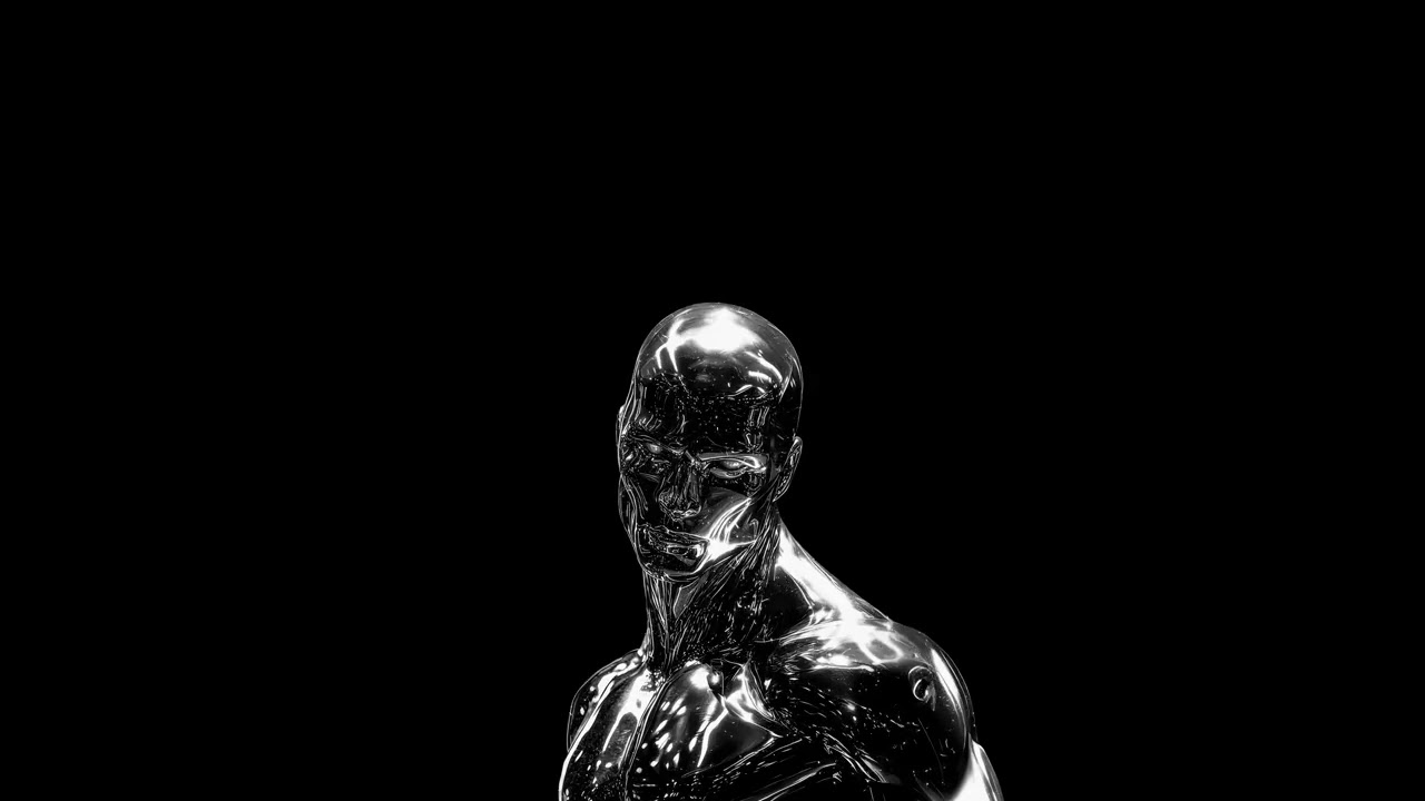 Silver Surfer 4K OLED PURE BLACK 3840x2160p Live Wallpaper