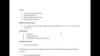 Introduction to Thread in java