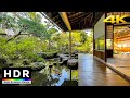 4K HDR Japanese Samurai District Walk Nomura Clan Samurai Home Kanazawa Japan 2020 