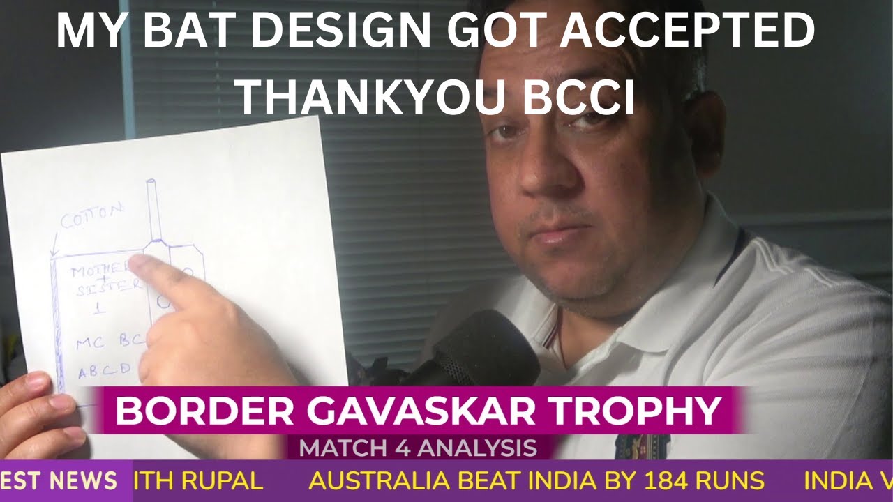 BCCI selected my bat design for Kohli.