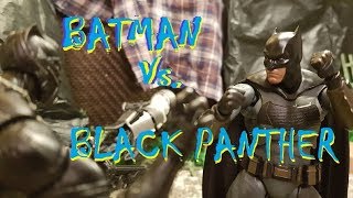 Batman Vs Black Panther Stop Motion Fight, Otv