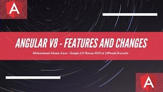 Angular v8 - Features and Changes