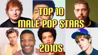 Top 10 Male Pop Artists of 2010s